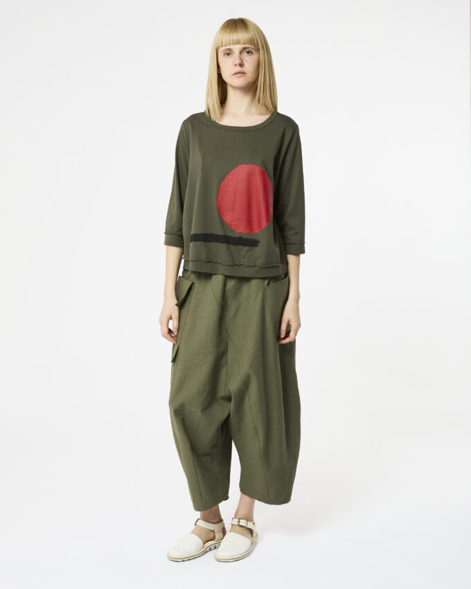 maglia con stampa davanti