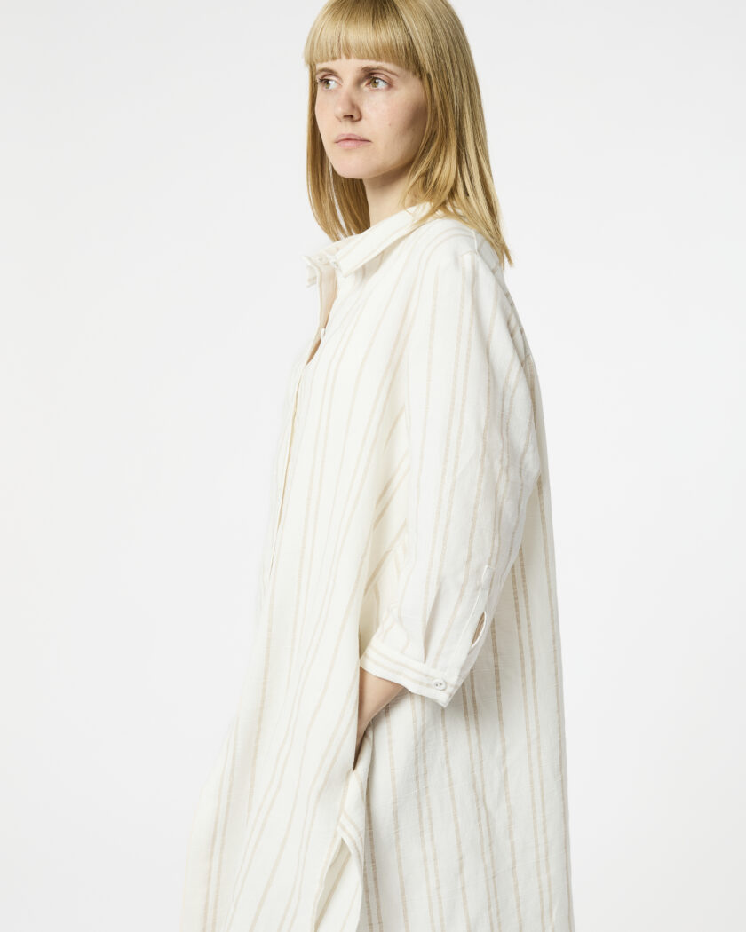 camicia a righe di lino - immagine 3