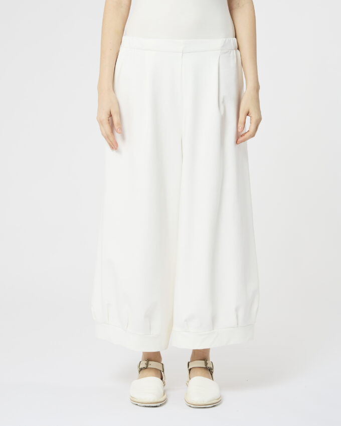 pantalone largo in felpa