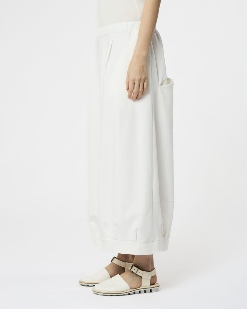 pantalone largo in felpa - immagine 2