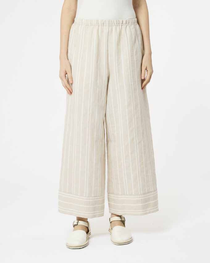 pantalone dritto con polso