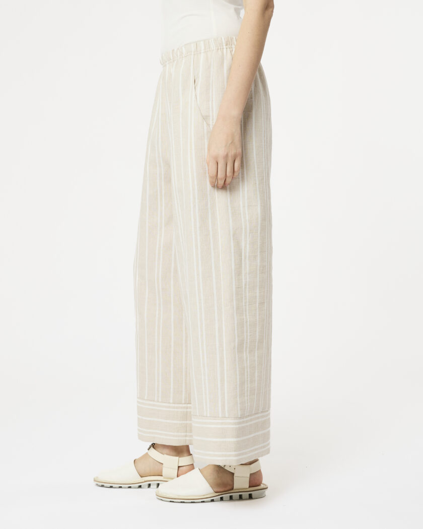 pantalone dritto con polso - immagine 2