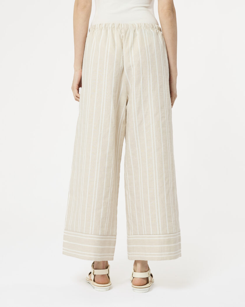 pantalone dritto con polso - immagine 3
