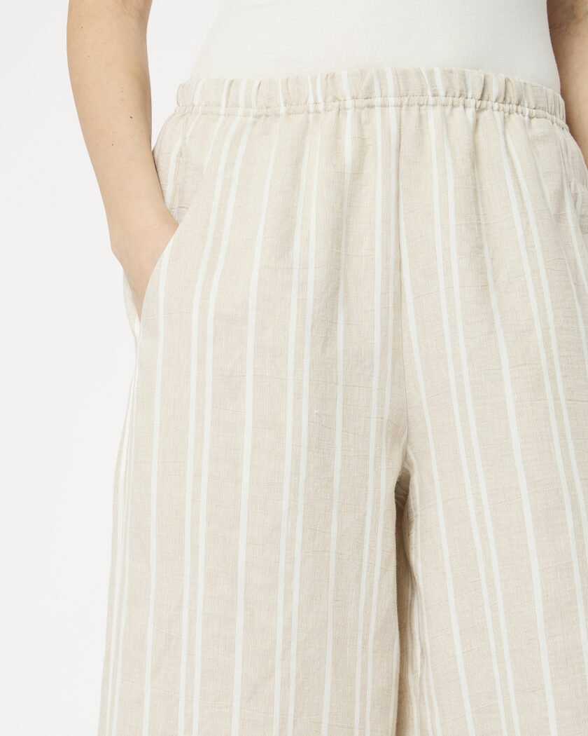 pantalone dritto con polso - immagine 4