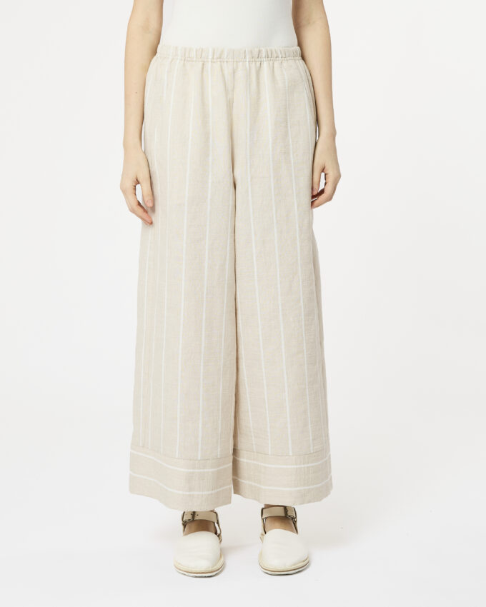 pantalone dritto con polso