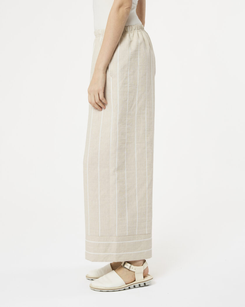 pantalone dritto con polso - immagine 2