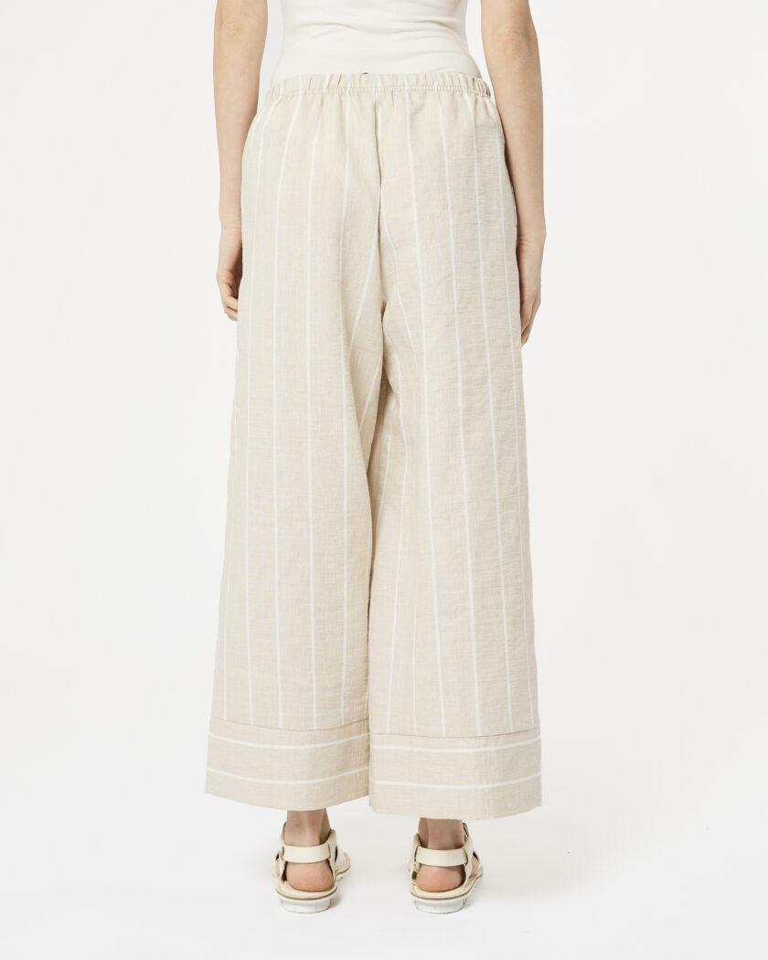 pantalone dritto con polso - immagine 3