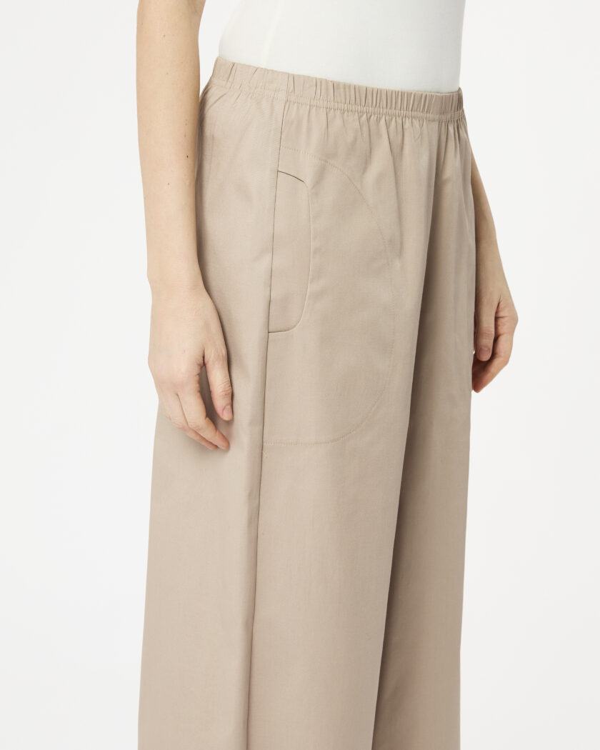 pantalone dritto con tasca tonda - immagine 3