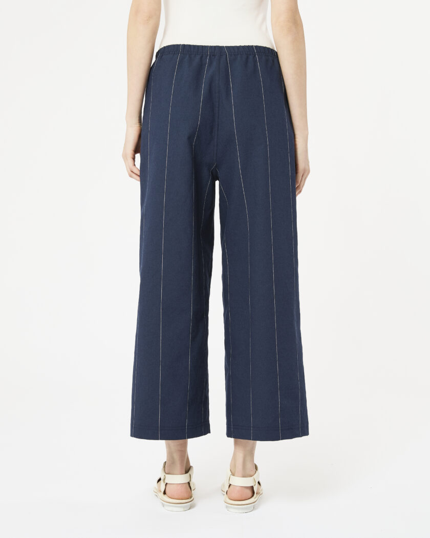 pantalone dritto con tasca tonda - immagine 3