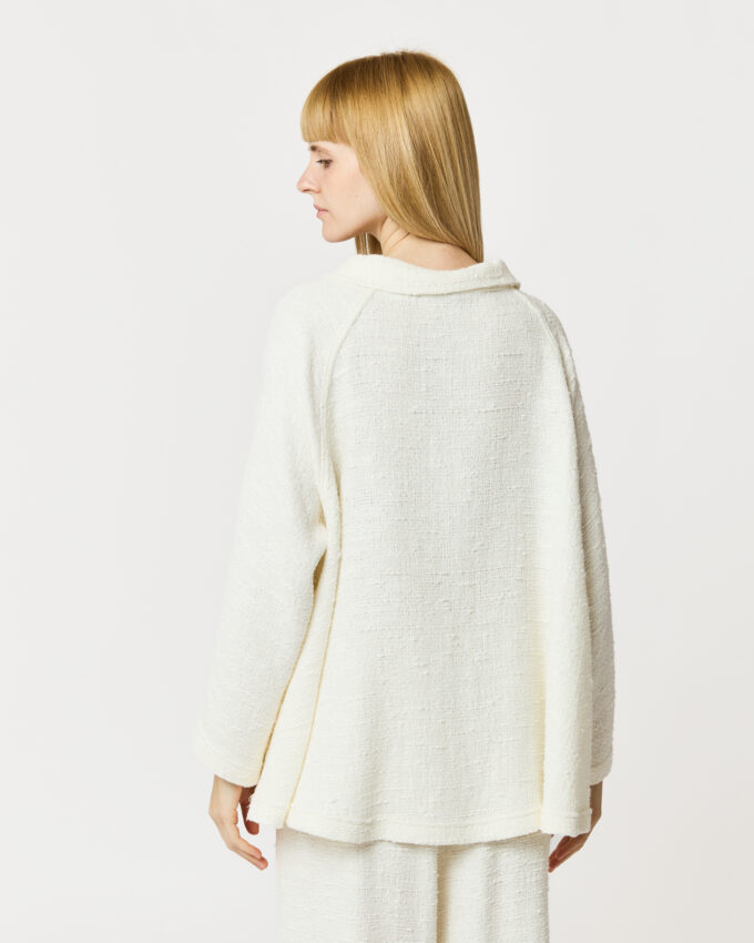giacca con tasche in cotone pesante