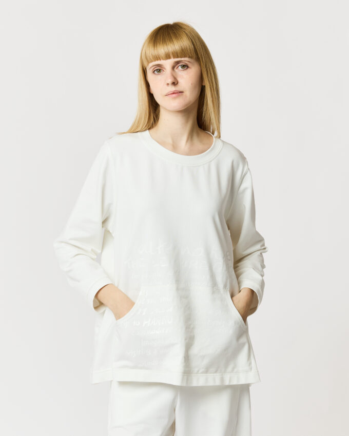 maglia con stampa in jersey