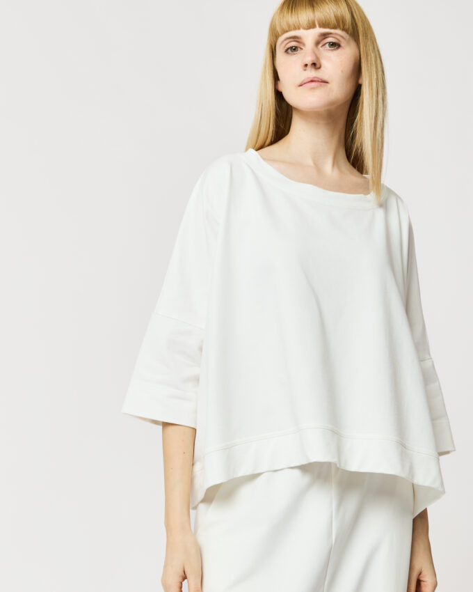 maglia larga in felpa