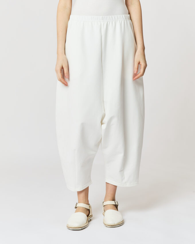 pantalone largo in felpa