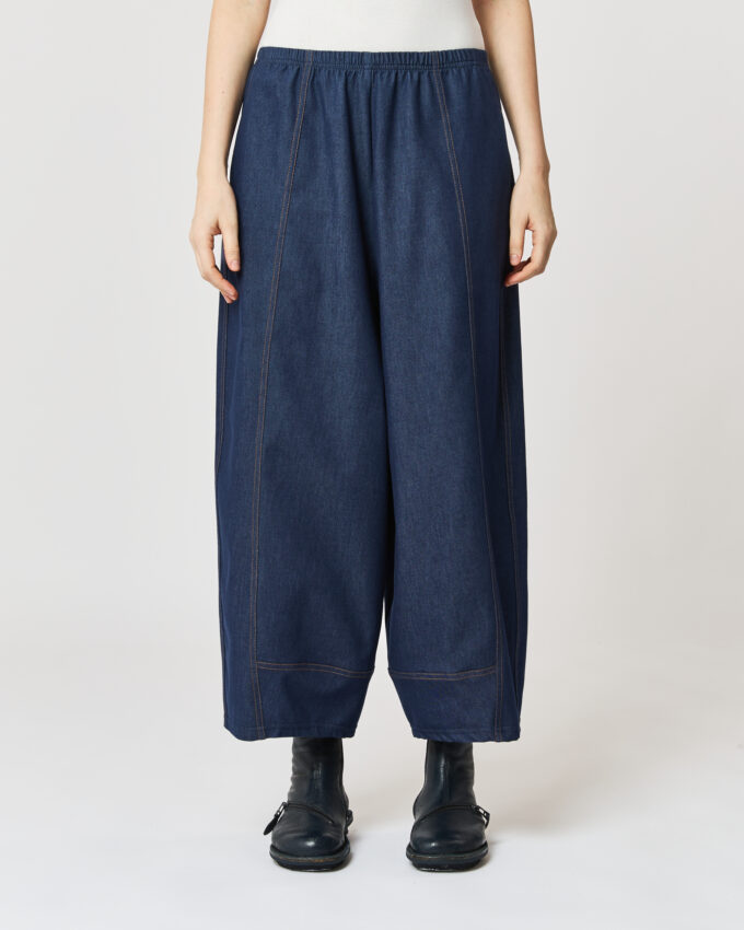 pantalone largo in jeans